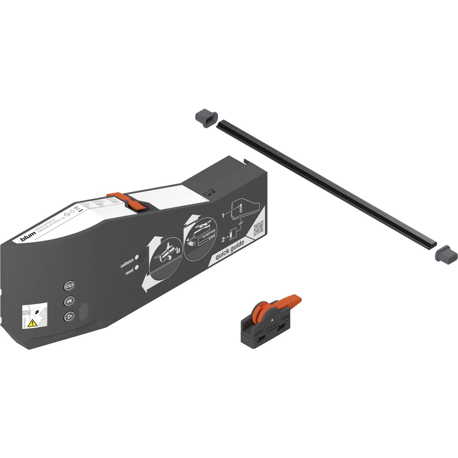 blum AVENTOS HF/HS/HL TOP - SERVO-DRIVE Antriebseinheit, 24 Volt, tiefgrau
