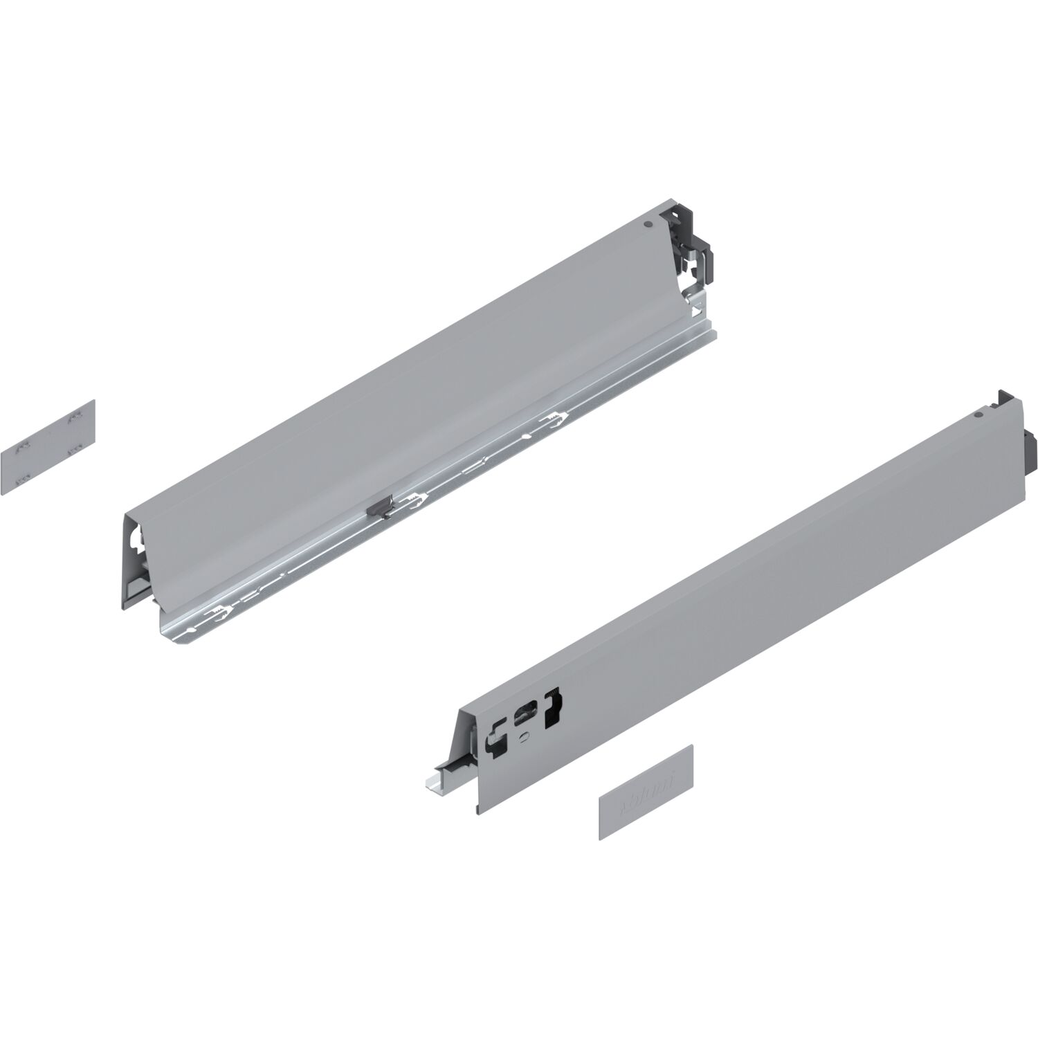 blum TANDEMBOX antaro Zarge Höhe N, NL 450mm, Stahl grau RAL 9006 ()