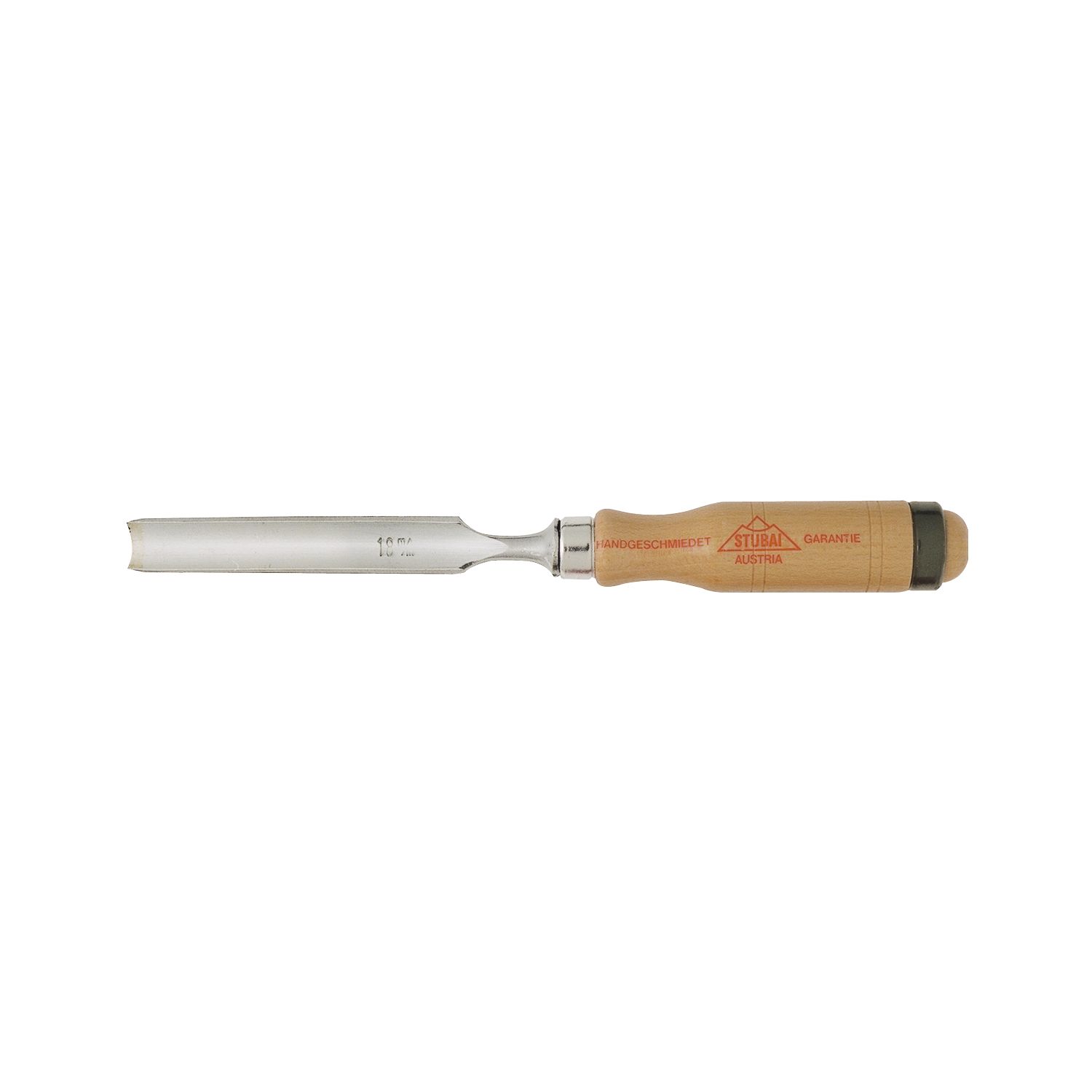 STUBAI Hohleisen mit Holzheft Breite 26mm
