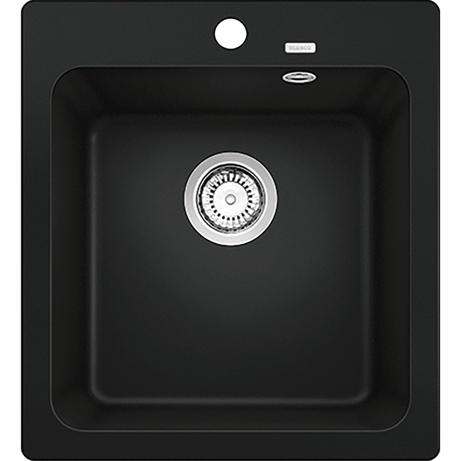 BLANCO Einbauspüle Naya 45 Schwarz, reversibel
