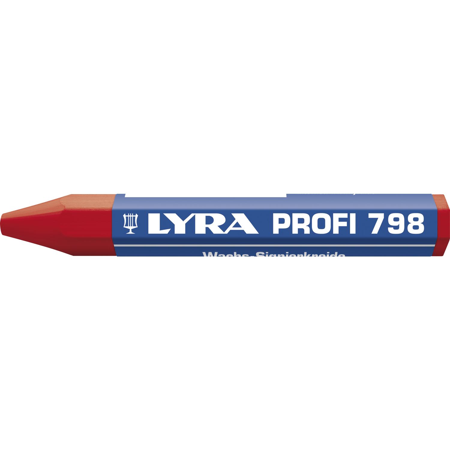 Lyra Wachskreide 798 Sechskantform rot Inhalt 12 Stück (12 Stück)