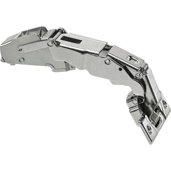 blum CLIP top Weitwinkel Scharnier 155°, 9,5 mm gekröpft mit Feder, Schrauben