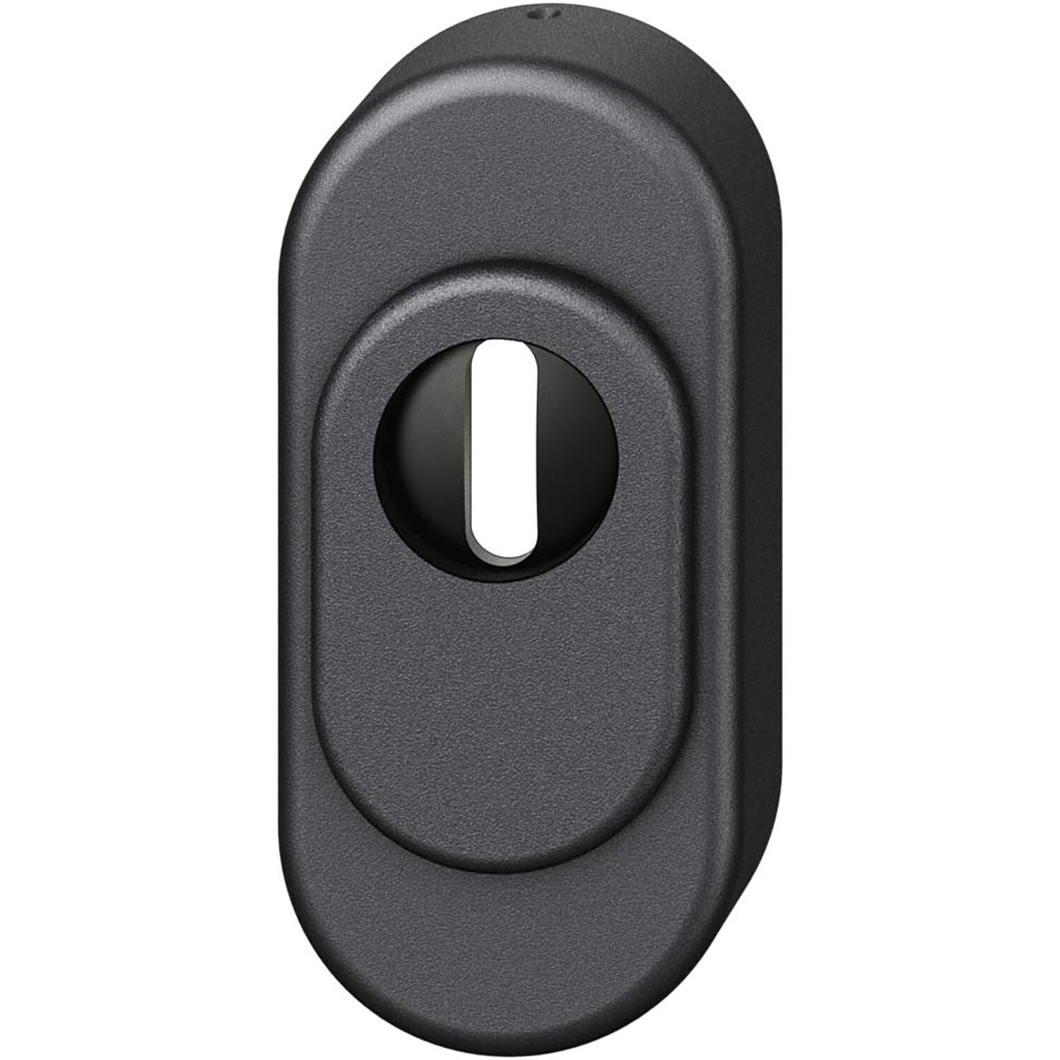 FSB Sicherheitsrosette 73 3249 oval PZ mit Kernziehschutz, Aluminium schwarz