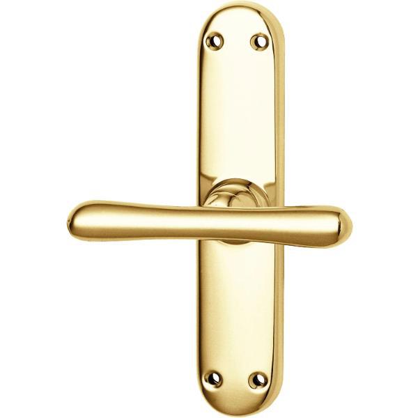 Grundmann Fenstergriff ELEGANT 520 - gerade 7x35 Messing poliert