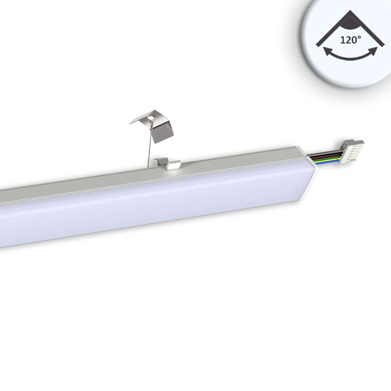 ISOLED FastFix LED Linearsystem R XL Modul 1528mm 25-75W 5000K 120° 160lm/W