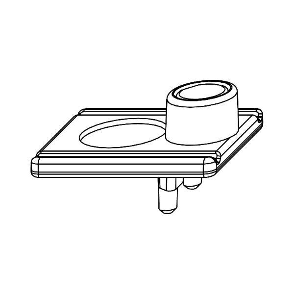 Maco #200906 MACO-TRONIC Adapter mit Kontaktgeber, mit 2 Zapfen für Kippverschluss (200906)