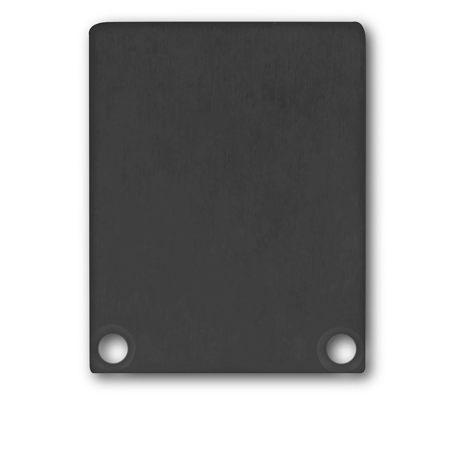 ISOLED Endkappe EC45 Alu schwarz RAL 9005 für SURF/DIVE24 FLAT mit COVER12 2 STK inkl. Schrauben