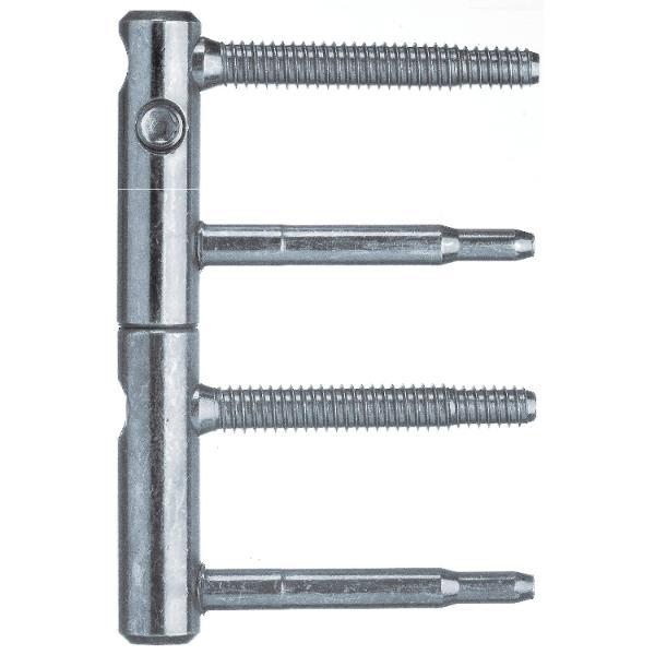 SFS Türband ANUBA 3-DIM 2-tlg. Bolzen 60 mm, Bandhöhe 112mm, ø 15mm, verzinkt silber