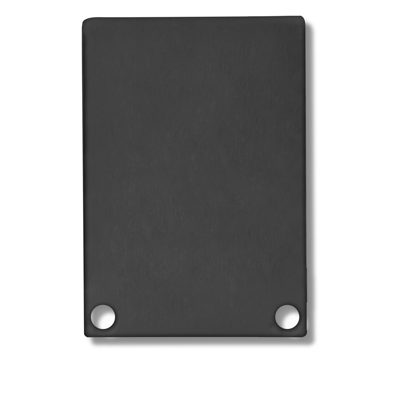 ISOLED Endkappe EC48 Alu schwarz RAL 9005 für SURF/DIVE24 mit COVER11 2 STK inkl. Schrauben