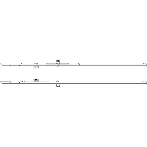 Maco #455519 SKB-Z Breitenteil-Set Gr. 1, 1iS, FFB 720-1050 mm, silber (455519)