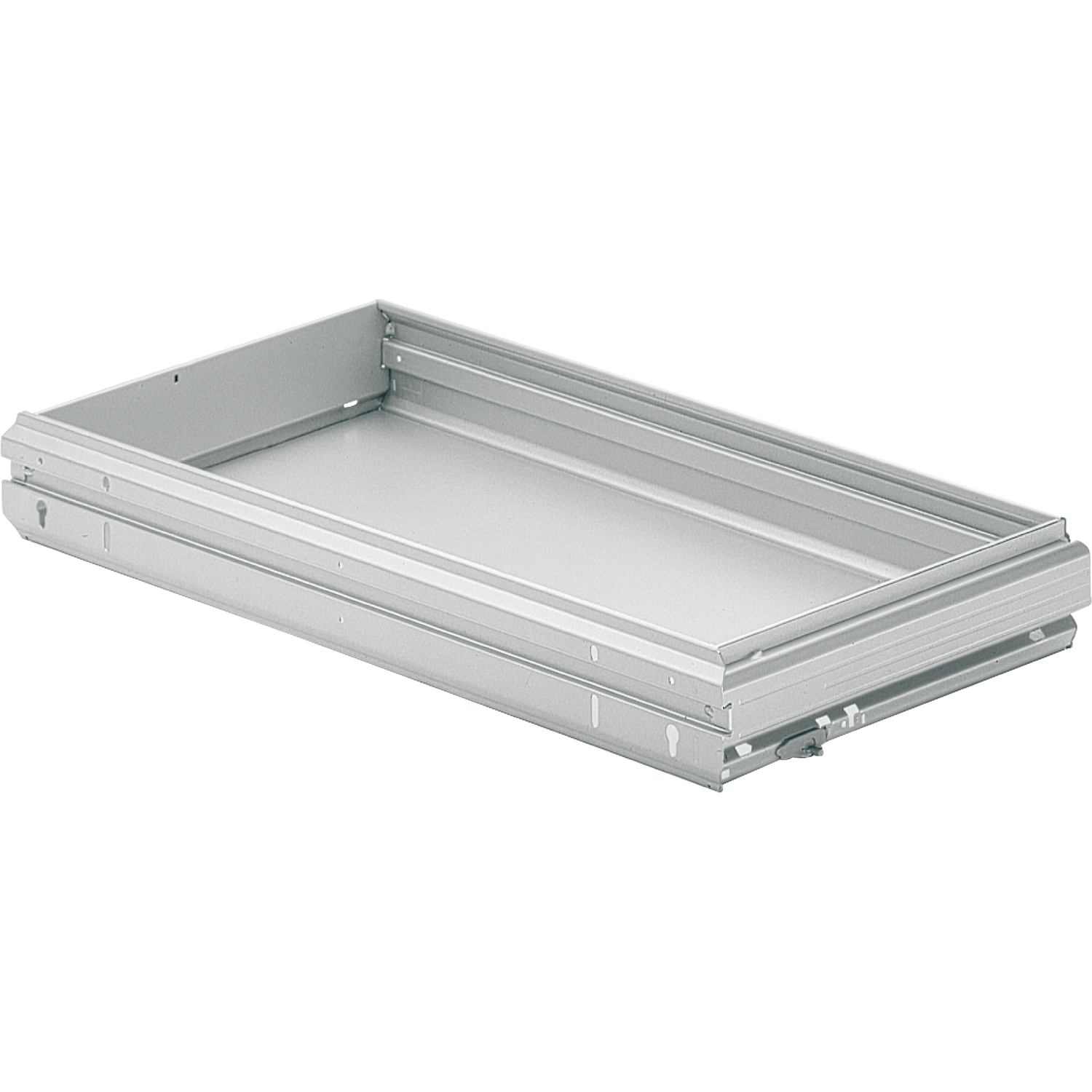 HETTICH Systema Top 2000 Breitwandschubladen, KB 800 mm, Alu-Finish