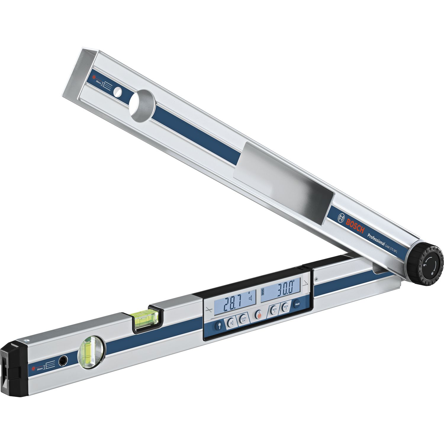 Bosch Elektronischer Winkelmesser GAM 270 MFL Schenkellänge 600 mm IP54