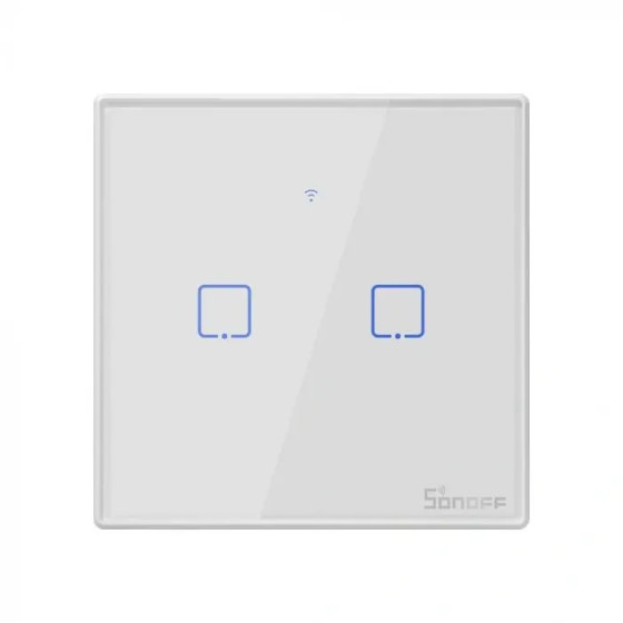 Sonoff WLAN-Wandschalter der SONOFF TX-Serie WiFi+RF433 T1 2fach