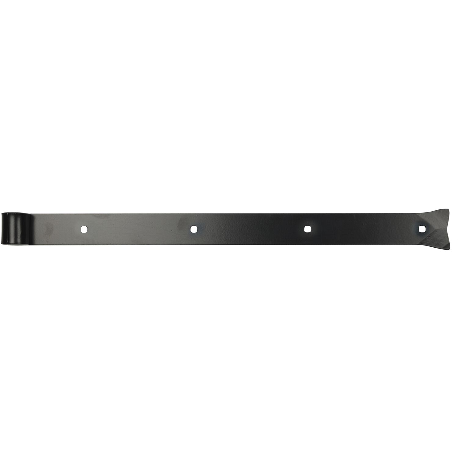 Sonneck Langbänder einseitig gerollt, ohne Kegel, 600x45x8 mm, Stahl schwarz geschmiedet