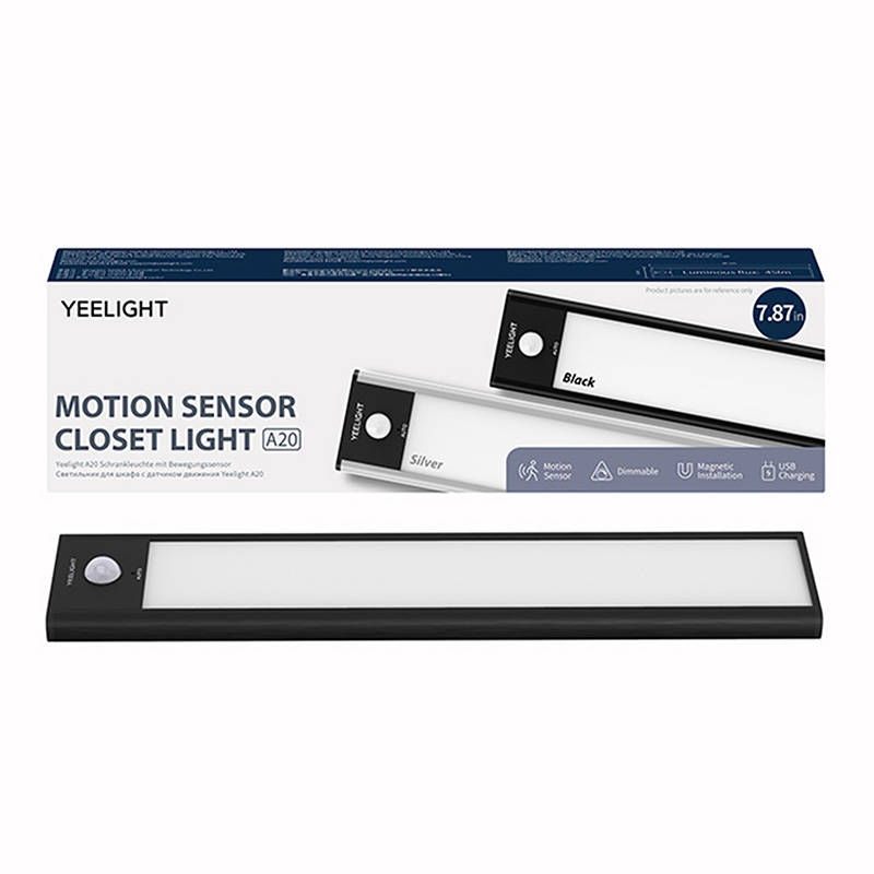 Yeelight Schrankleuchte schwarz 20cm 2700K