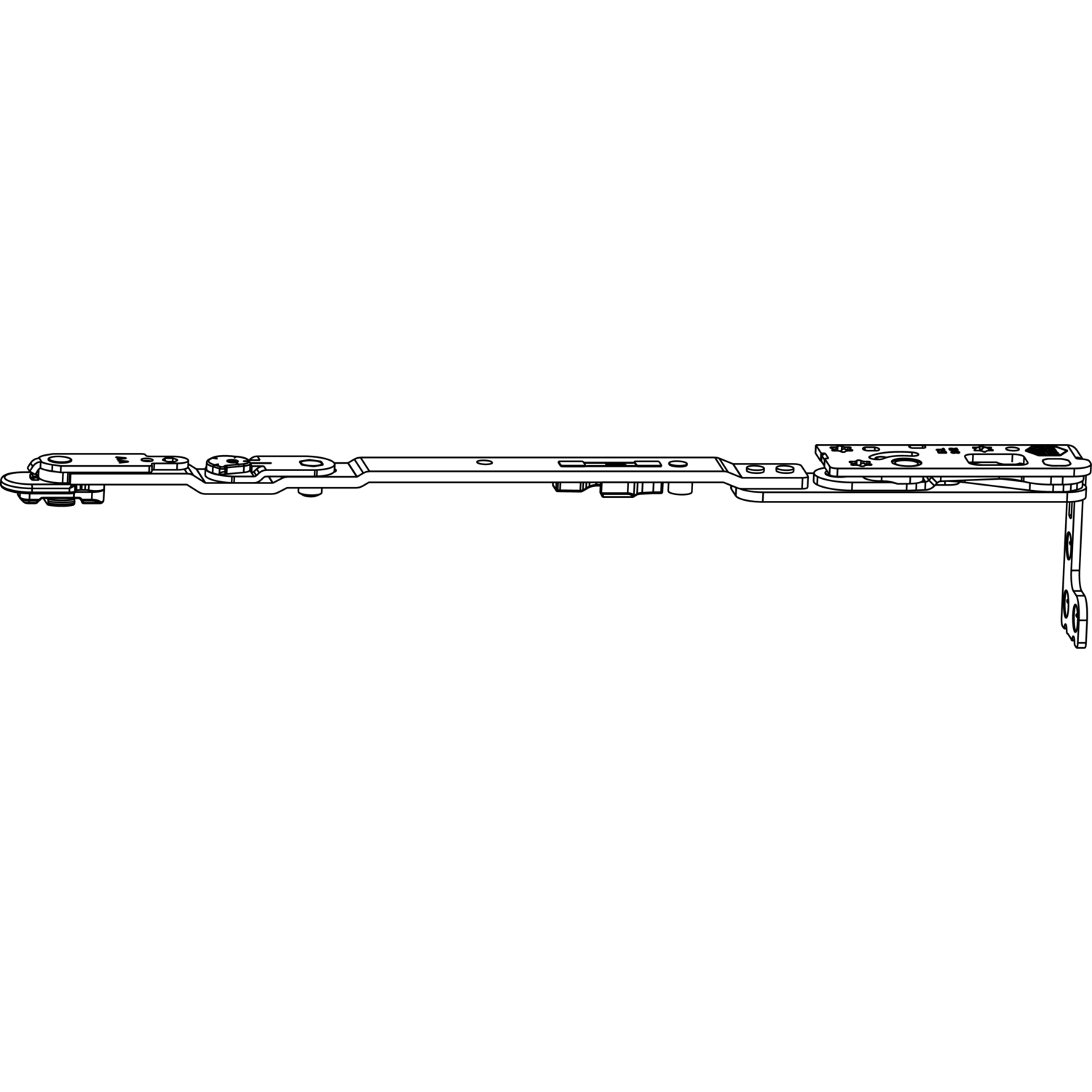 Maco #217652 MACO MM DK-Scherenarm POWER Sparlüftung 13V FT30 FFB 370-800 mm silber links