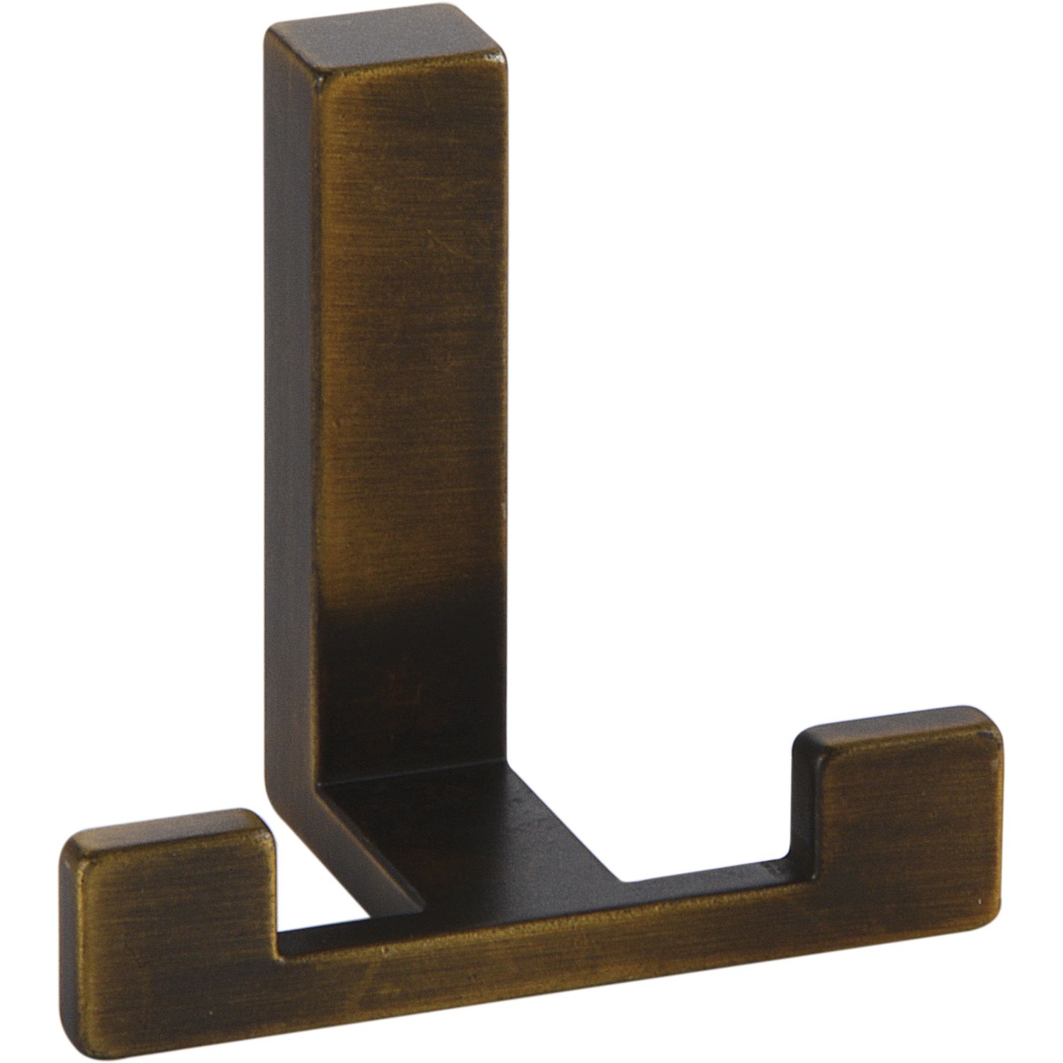 SIRO Mantelhaken Doradus 1 Breite 70mm Höhe 61mm ZinkMessing schwarz gebürstet