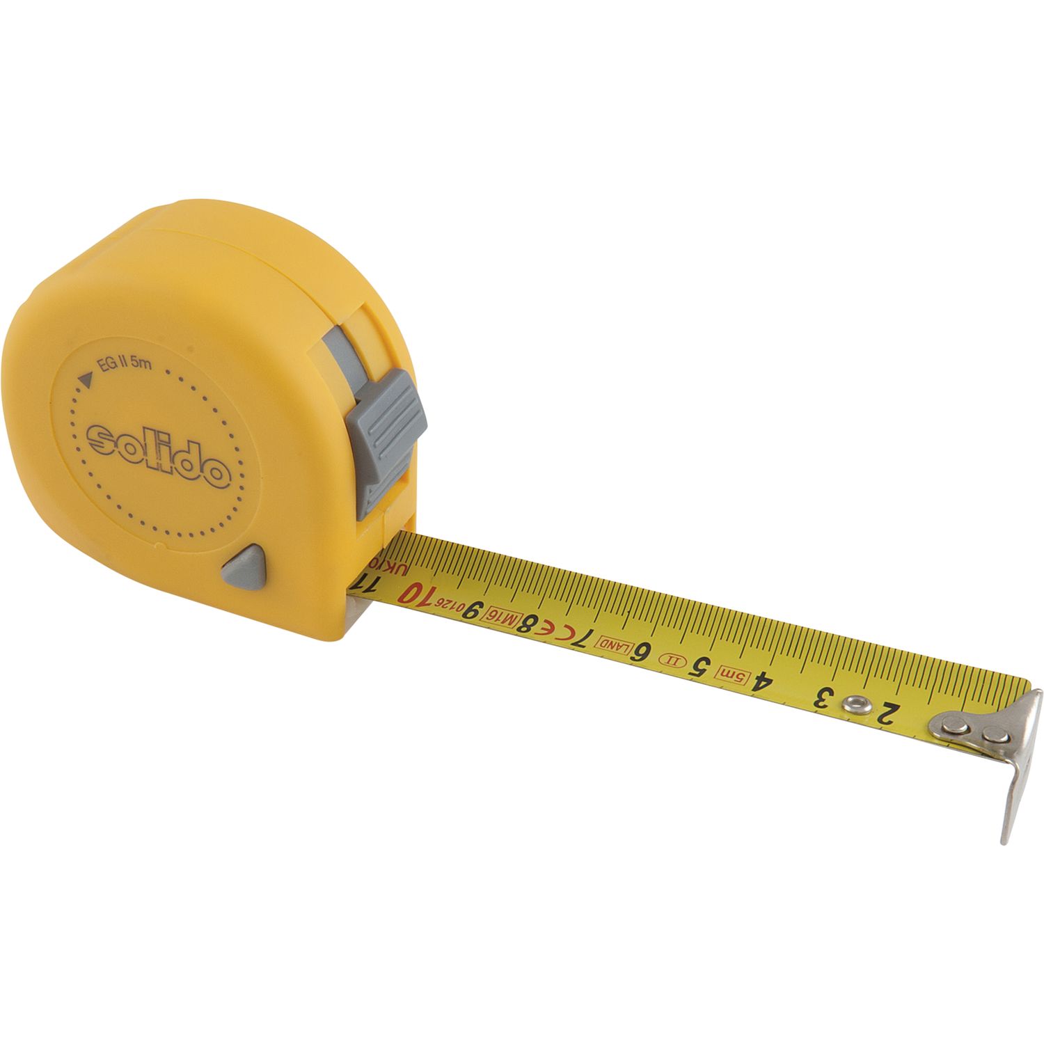 solido Rollbandmaß 5 m x 25 mm EG-Prüfzeichen Genauigkeit II