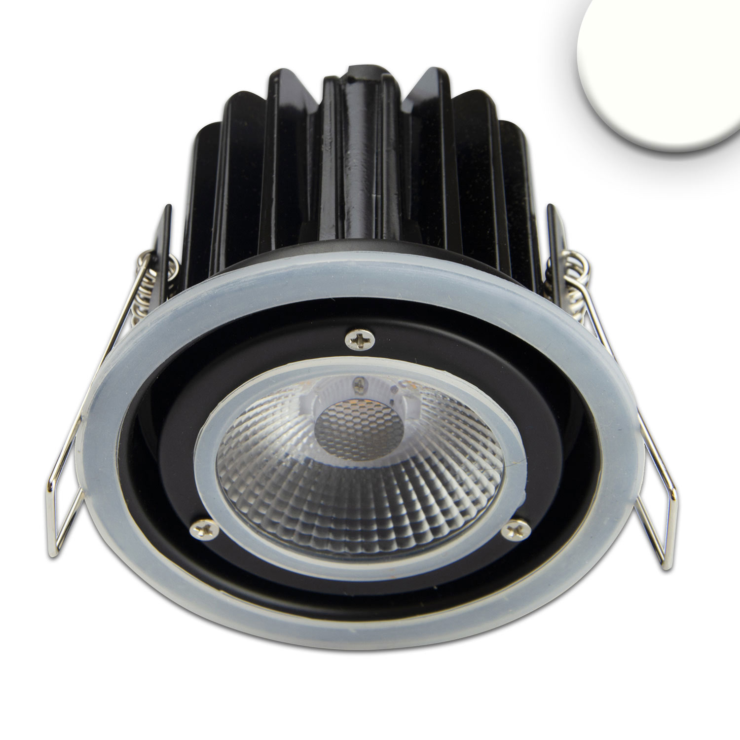 ISOLED LED Einbaustrahler Sys-68 MiniAMP 8W 24V DC 4000K CRI80 dimmbar (exkl. Cover)