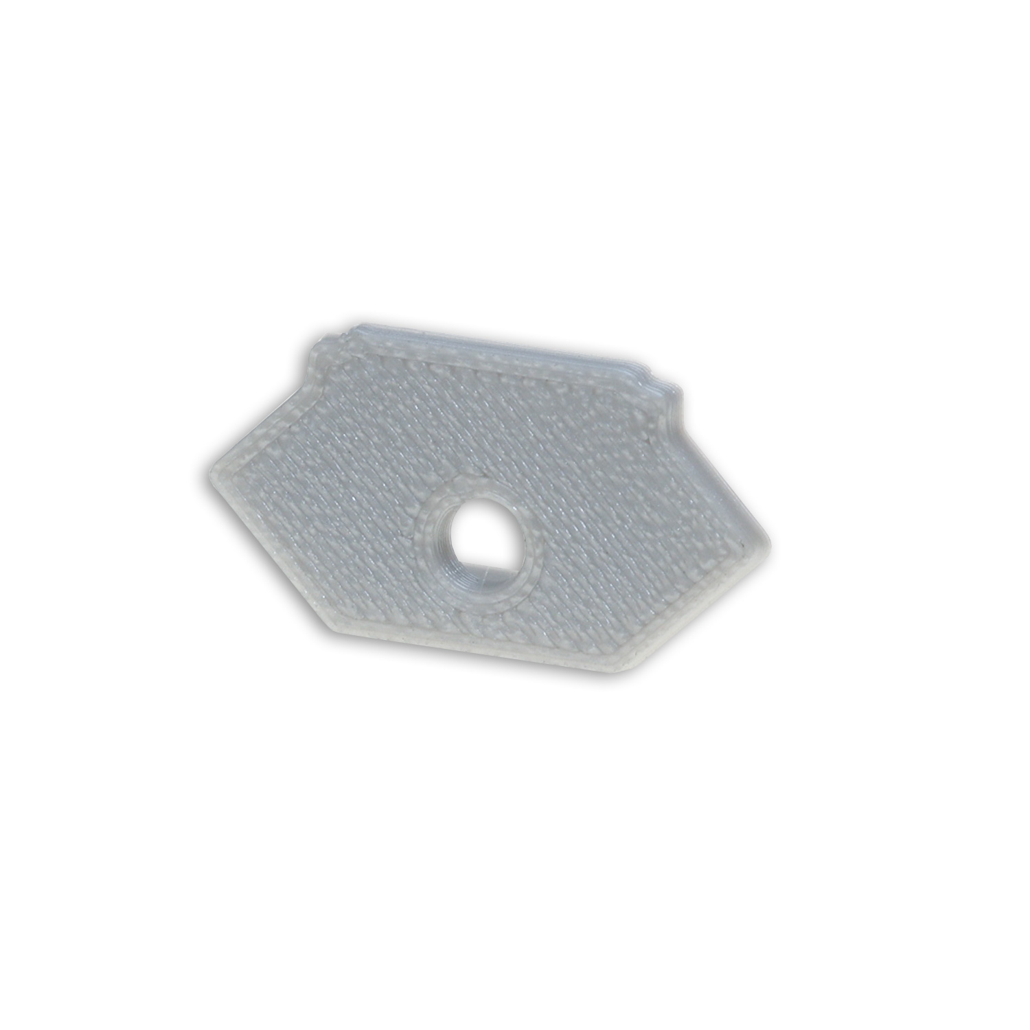 ISOLED Endkappe E217 für LED Trockenbauprofil Ausseneck mit Kabeldurchführung 1STK