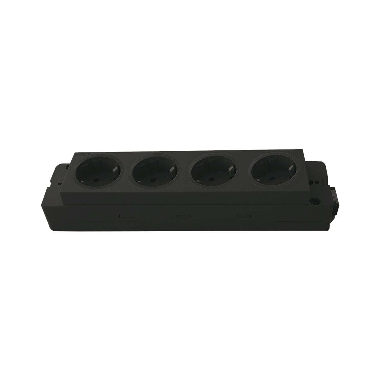 Steckdosenleiste EVOline Express 4 x Schuko, GST, schwarz