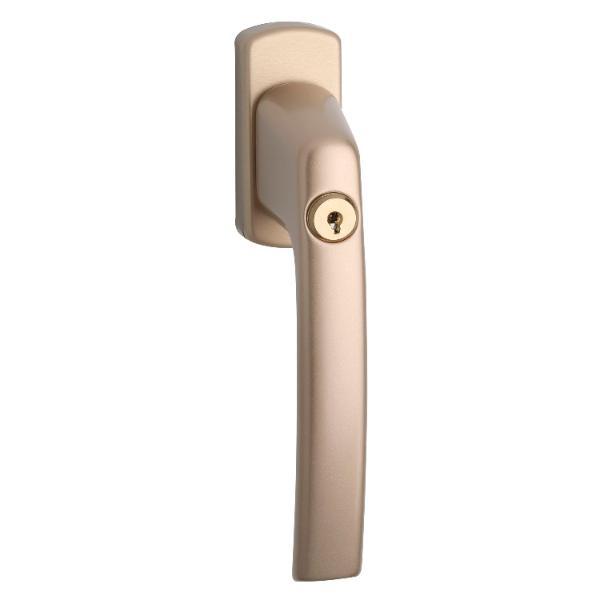 Maco #21385 Fenstergriff HARMONY Sperrzylinder Vierkant 7x35mm Alu bronze eloxiert