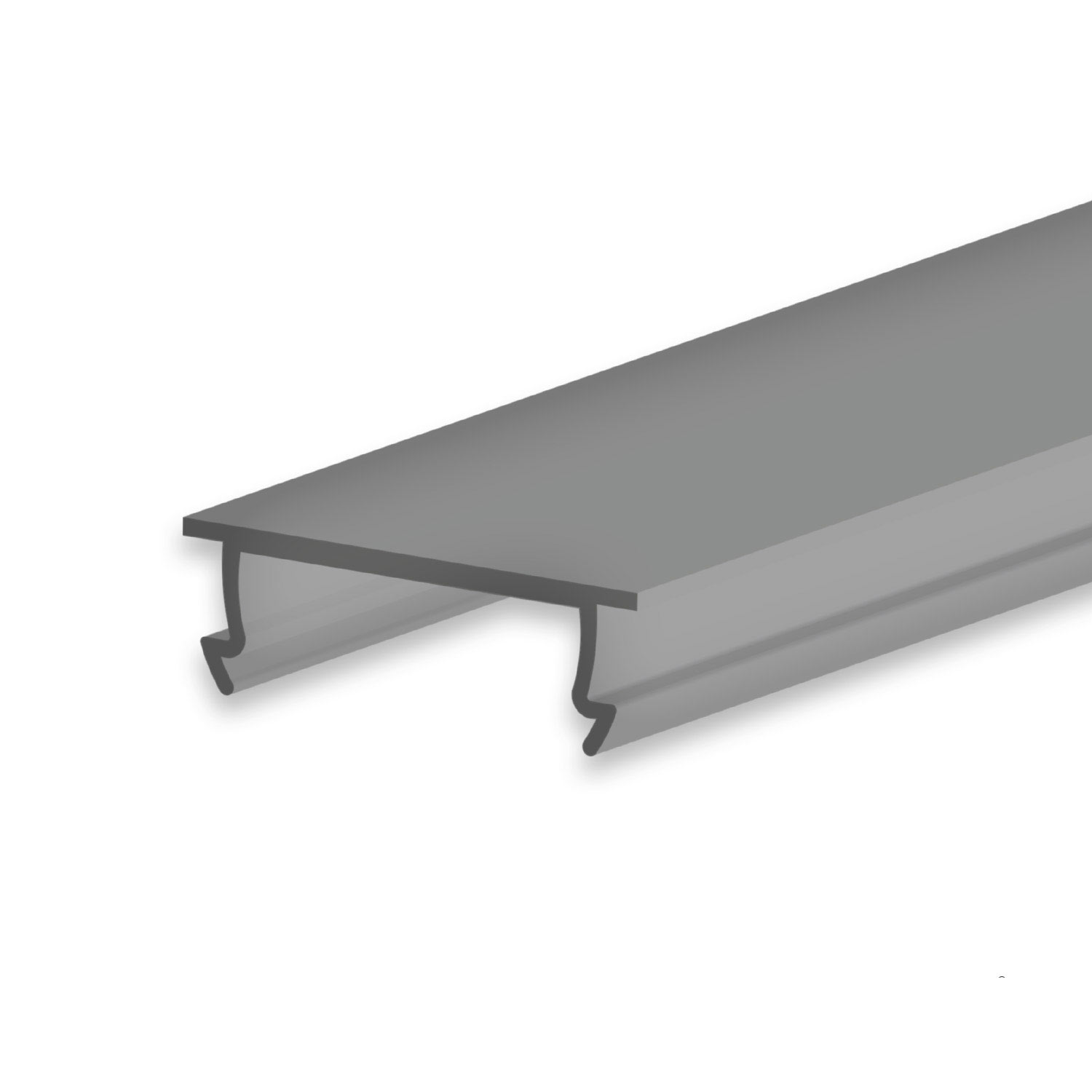 ISOLED Abdeckung COVER48 schwarz/matt 200cm für Profil PURE12/PURE14/STAIRS13