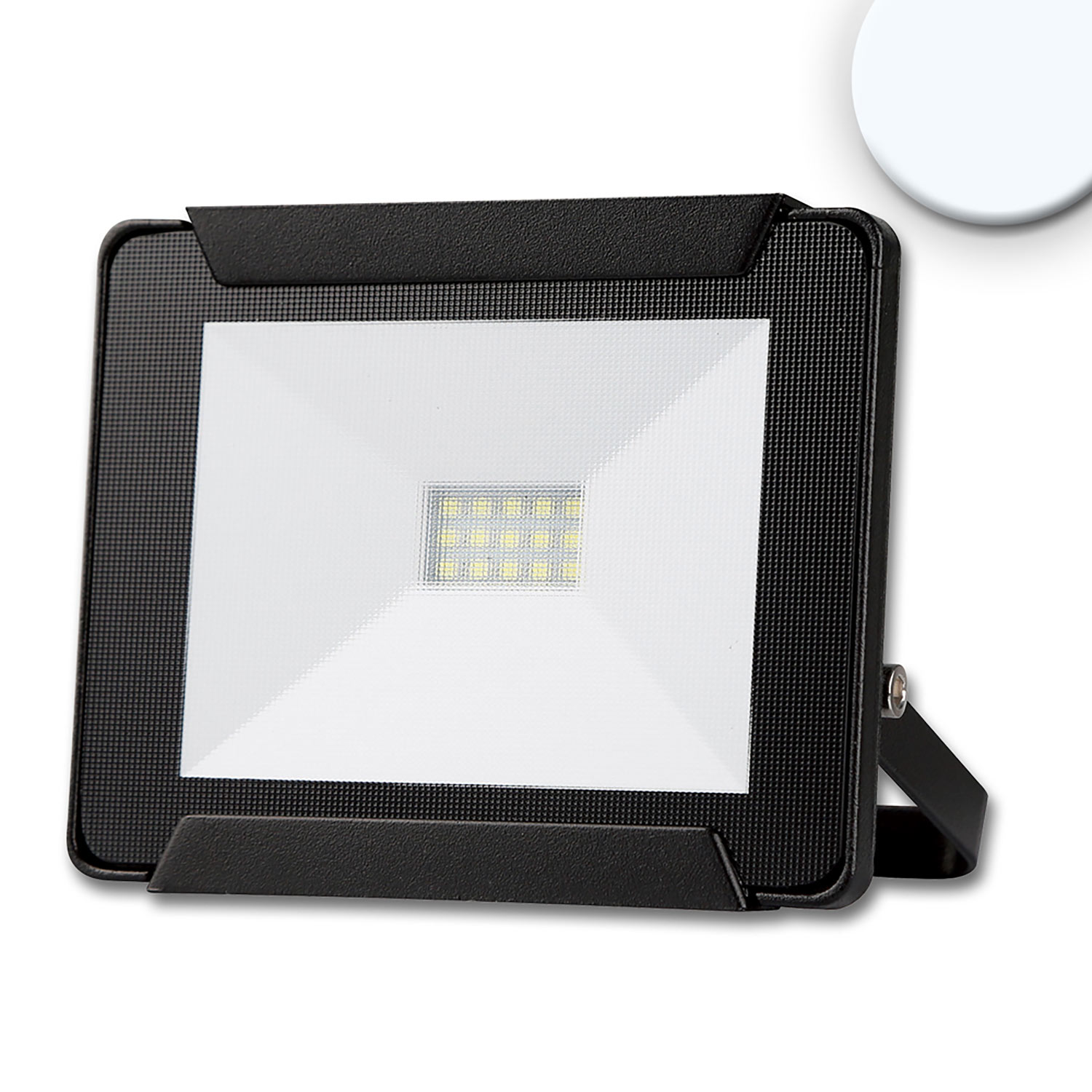 ISOLED LED Fluter 10W kaltweiß schwarz IP65