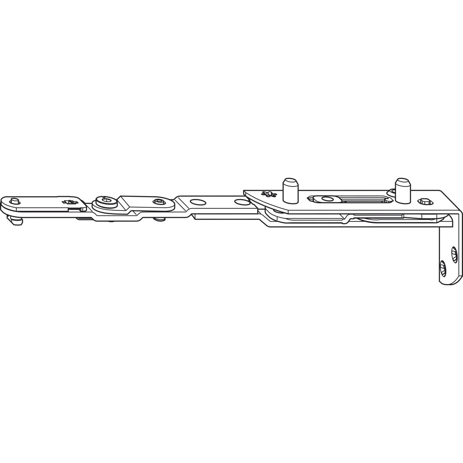 Winkhaus WINKHAUS Drehlager DL.H.SE.20-9.LS Eurofalz 20, 9V, 130 kg, mit Zapfen, links
