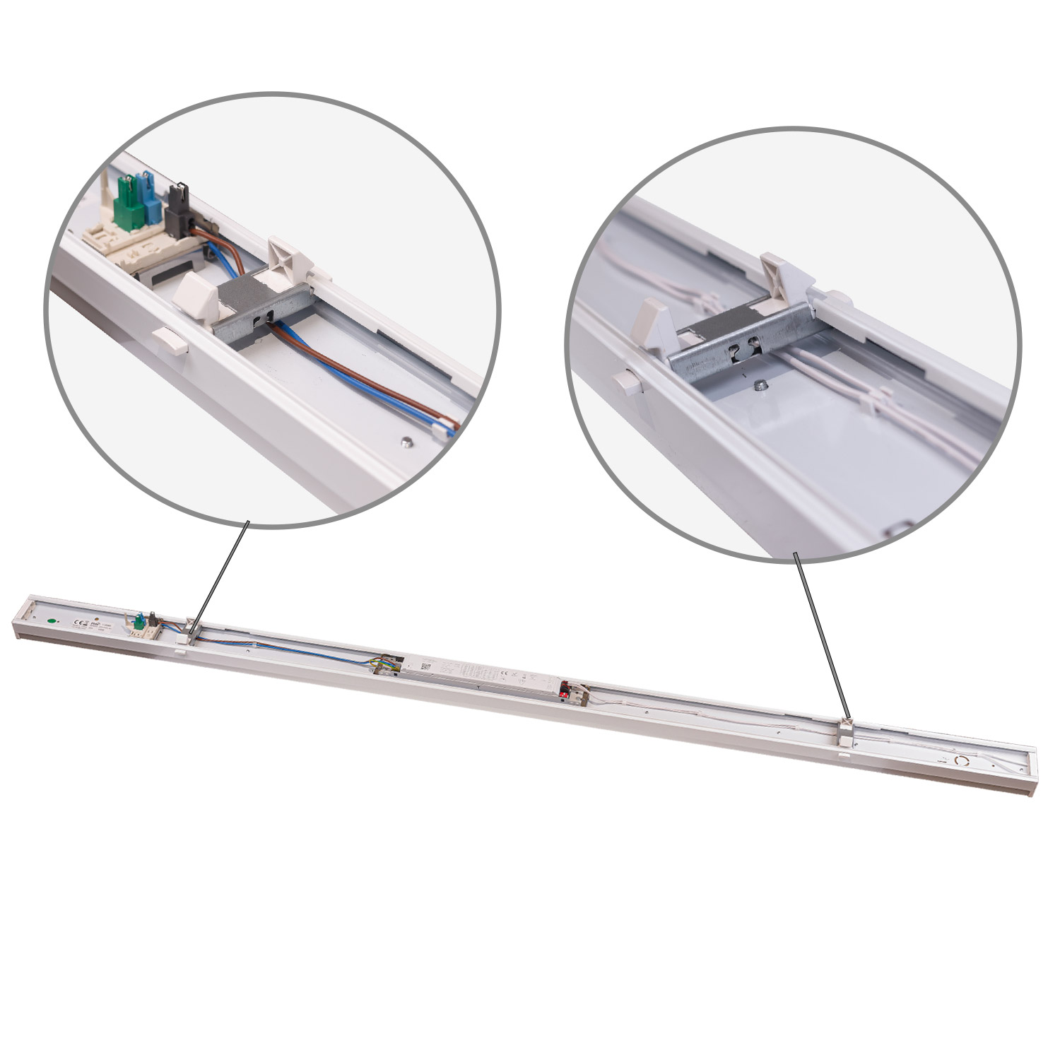 ISOLED FastFix LED Linearsystem S Modul 1,5m 28-73W 5000K 180lm/W 120°