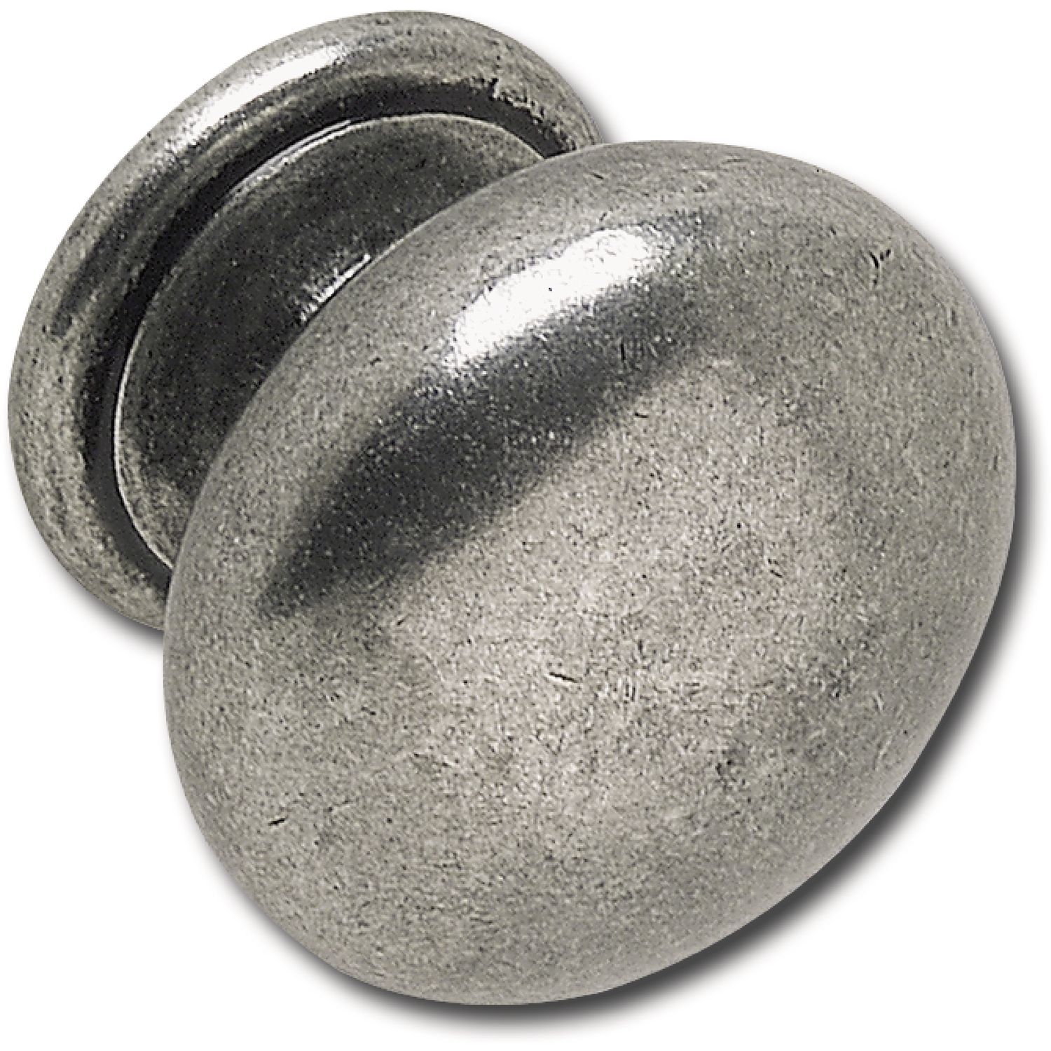 SIRO Knopf Omaha ø 33 mm, Tiefe 27 mm, ZN altsilber