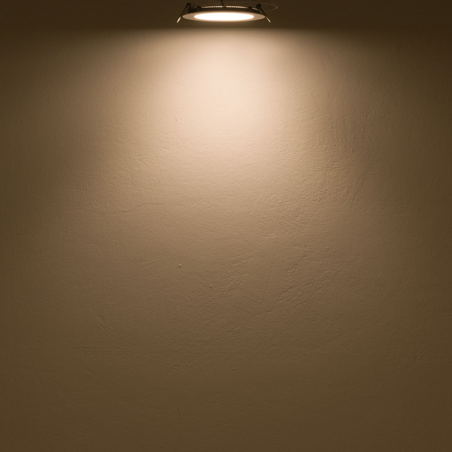 ISOLED LED Downlight 12W rund ultraflach blendungsreduziert weiß warmweiß dimmbar CRI90