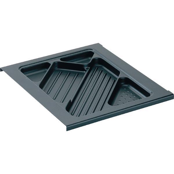 HETTICH Systema Top 2000 Materialschub, EB 392 mm, schwarz