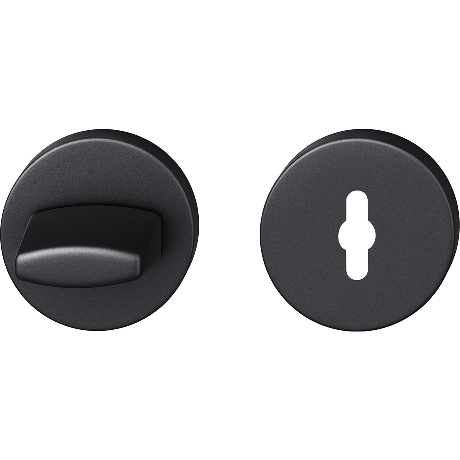 FSB WC Rosette 17 1735 00088 ASL, R/7 mm, ohne Schauscheibe, Aluminium schwarz