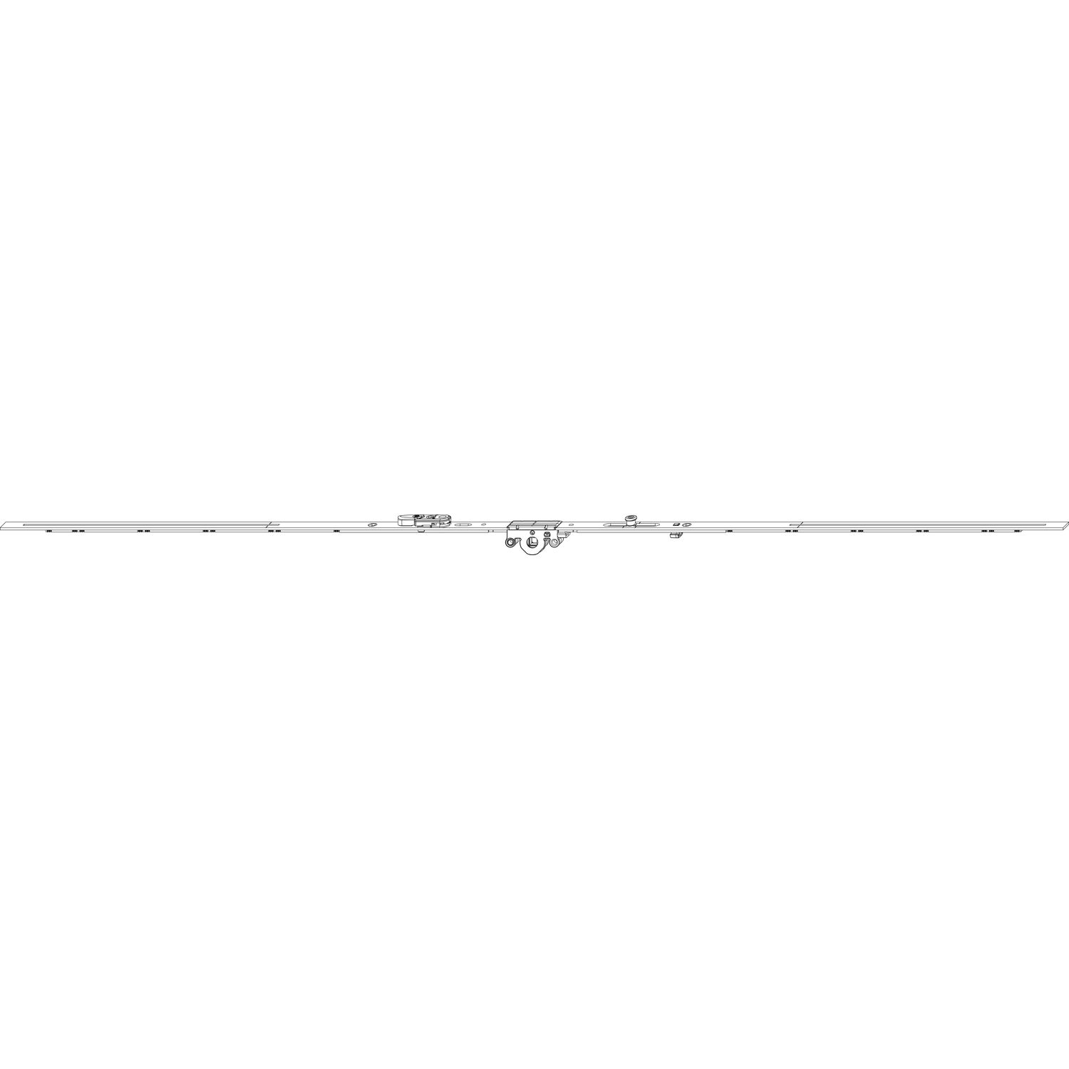 Maco #215778 MACO MM DK-Getriebe variabel DM 15 mm 1iS FFH 901-1350 mm silber (215778)