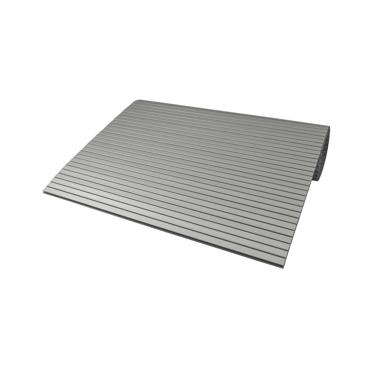 REHAU Rollladenmatte Breite 714mm Länge 1325mm Kunststoff silber