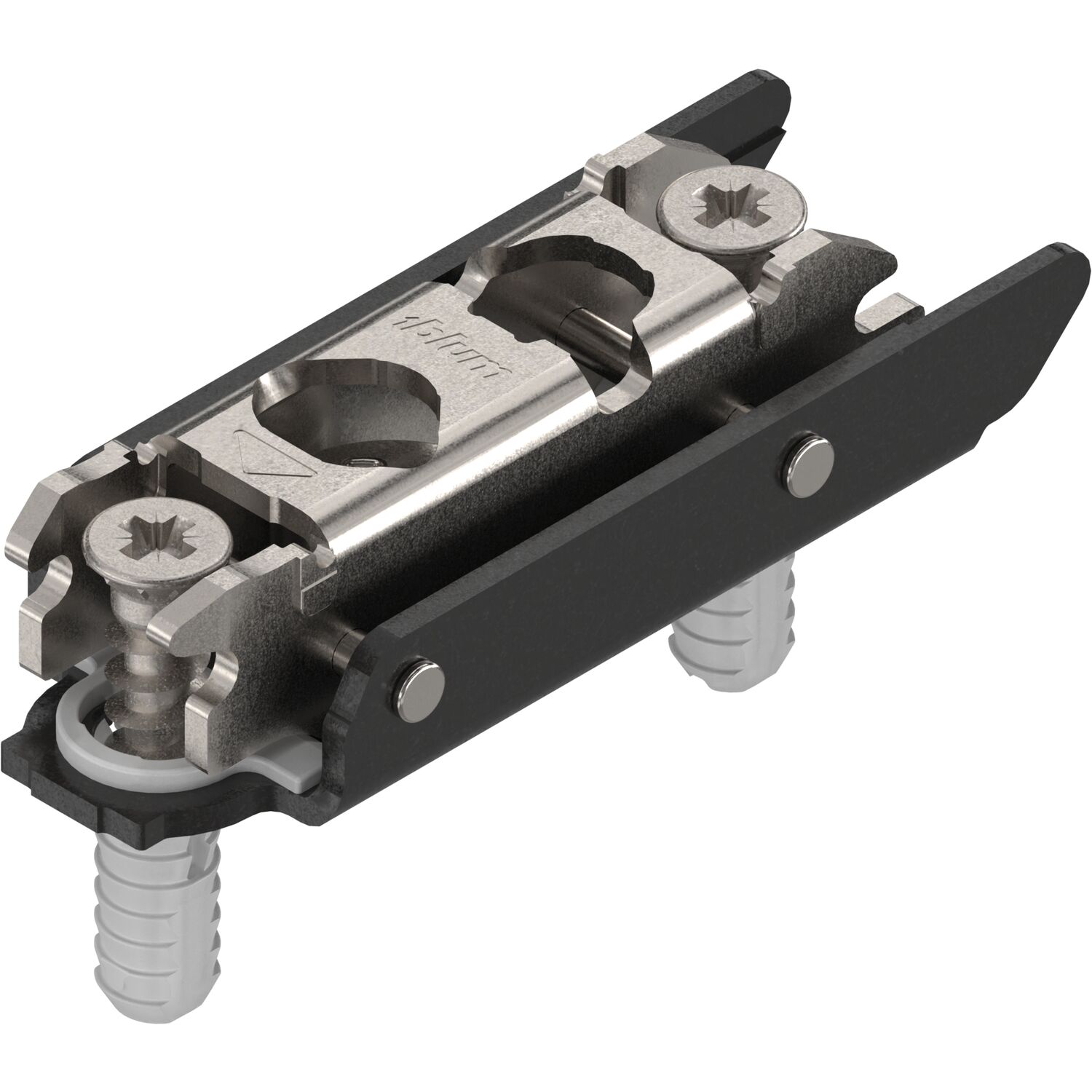 blum CLIP ONYX Exzenter Montageplatte gerade, Stahl, EXPANDO, Distanz 3 mm
