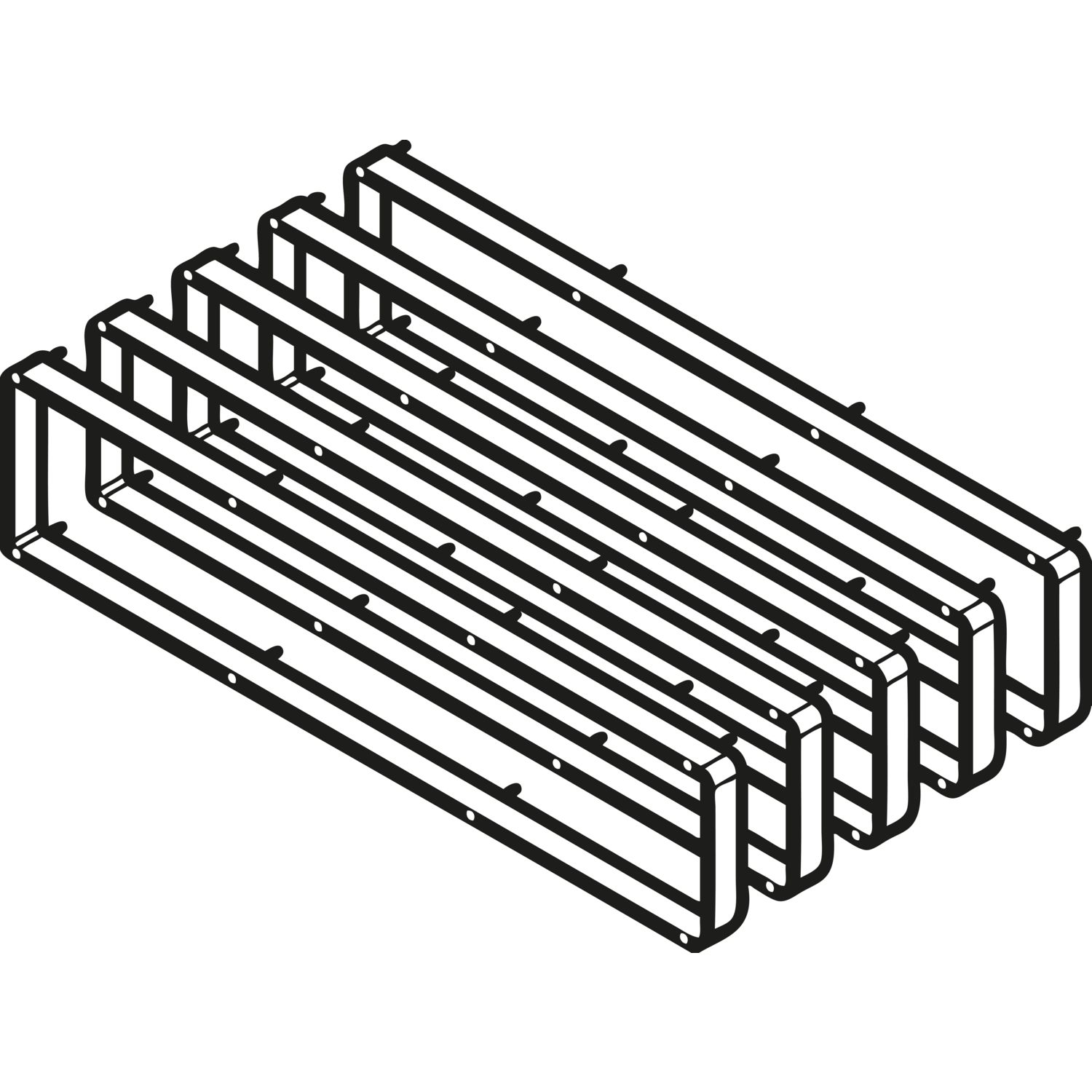 Durchwurfhals SET für 370 mm Klappe KS
