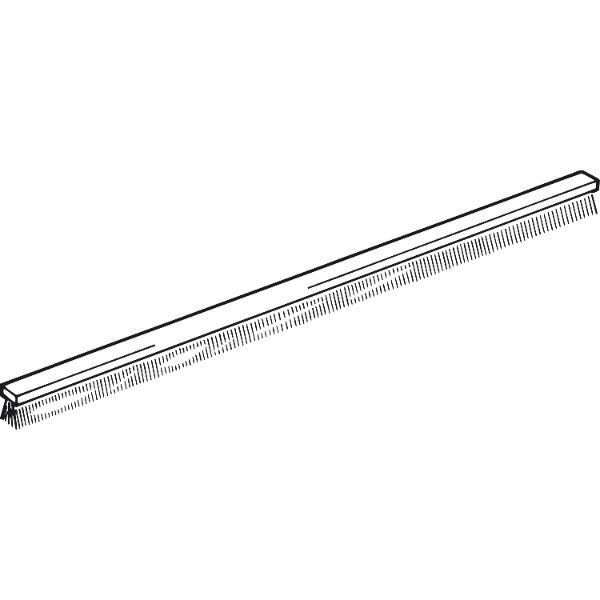 Hawa Bürstendichtung Rolle10 m Kunststoff grau (10m)