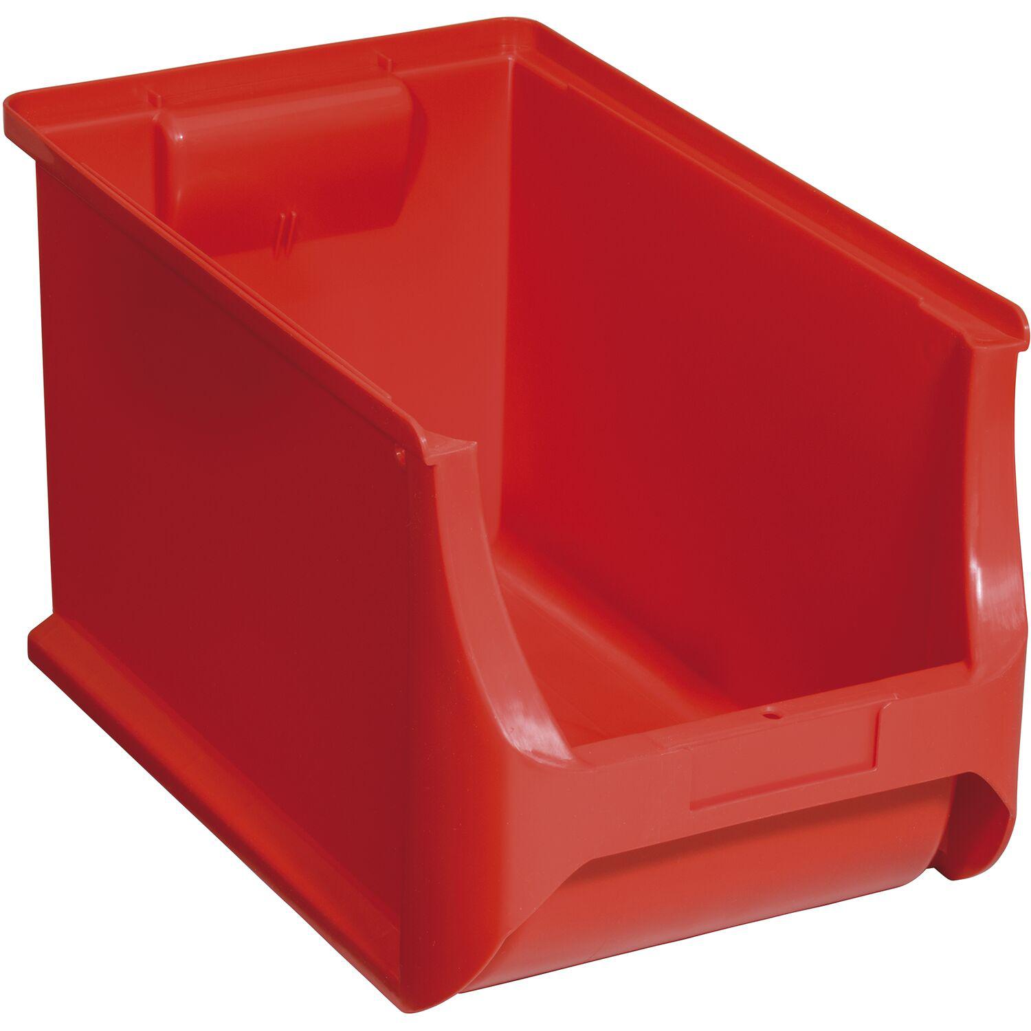 Allit Sichtlagerkasten Größe 4H rot 355 x 205 x 200 mm Allit Sichtlagerkasten Größe 4H rot 355 x 205 x 200 mm