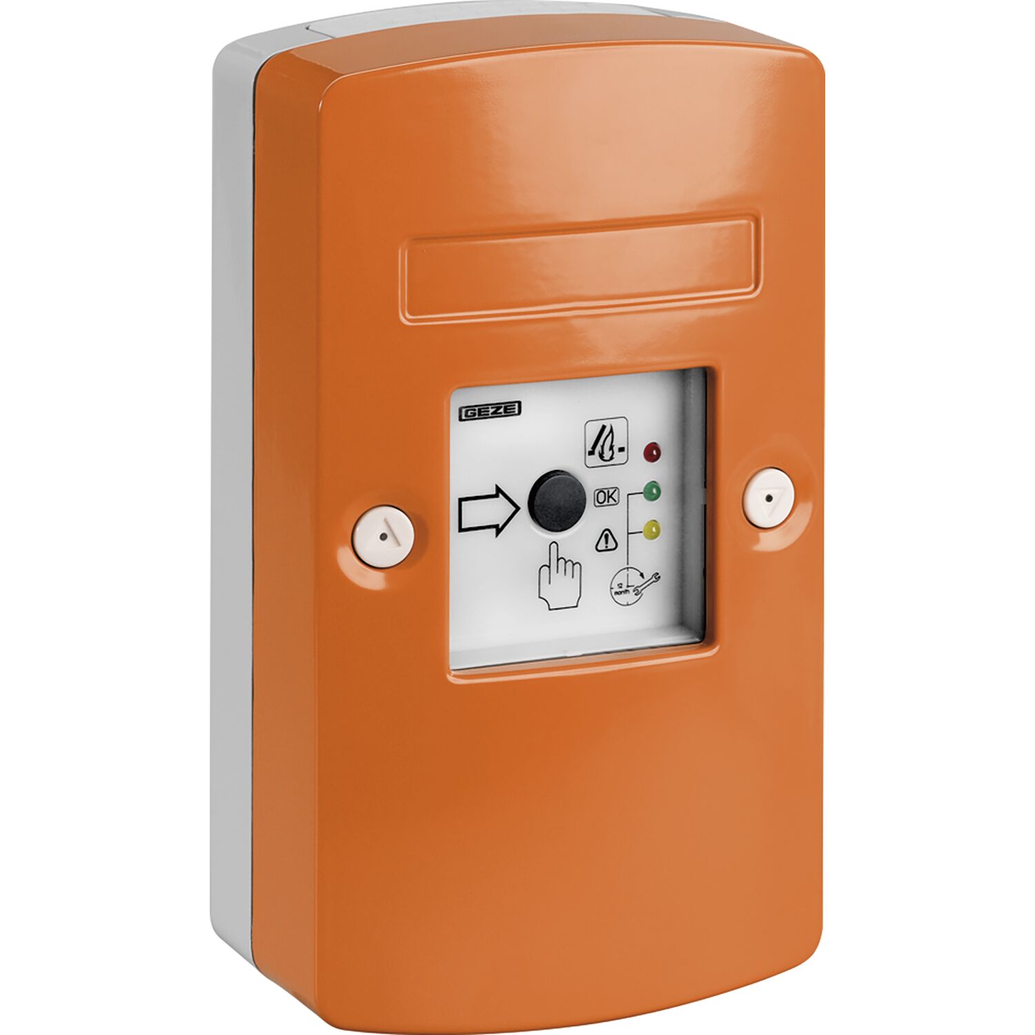 GEZE RWA Notstromsteuerzentrale THZ Comfort N4, Alu Druckguss orange RAL 2011