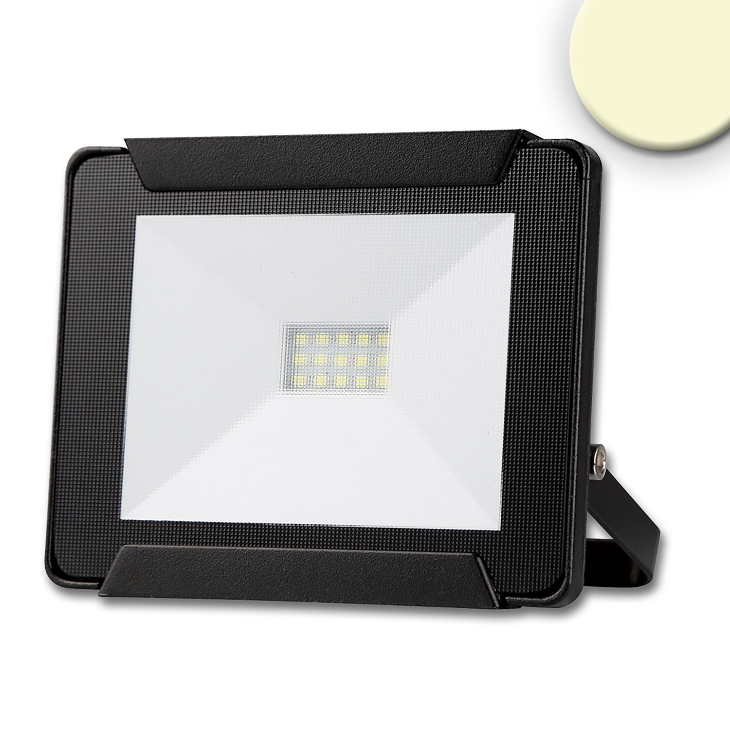 ISOLED LED Fluter 10W warmweiß schwarz IP65