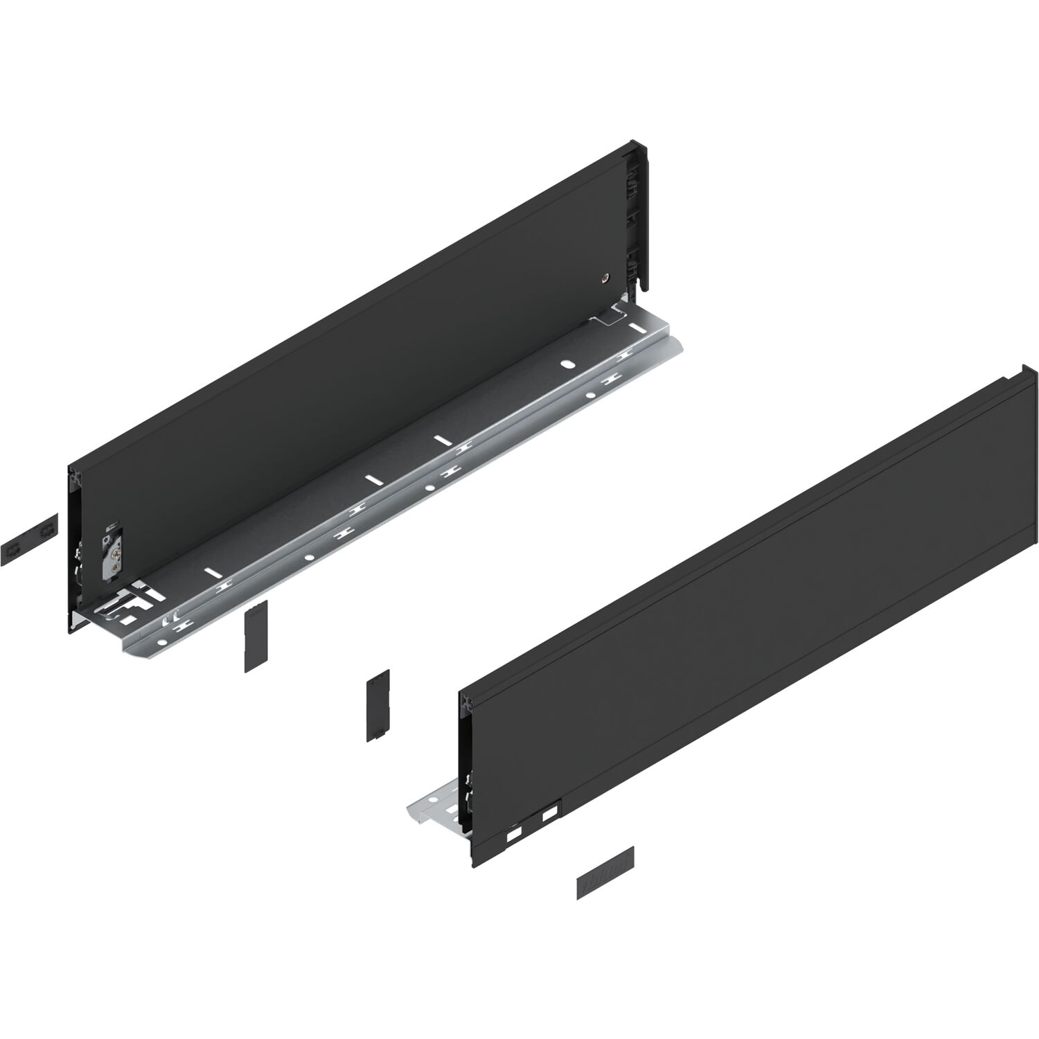 blum LEGRABOX pure Zarge Höhe K, NL 500, Carbonschwarz-matt