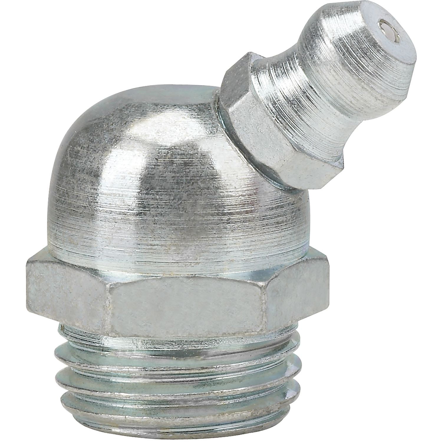 Kegelkopf (Hydraulik) Schmiernippel 45º Winkel H2 Gewinde Größe M6 x 1