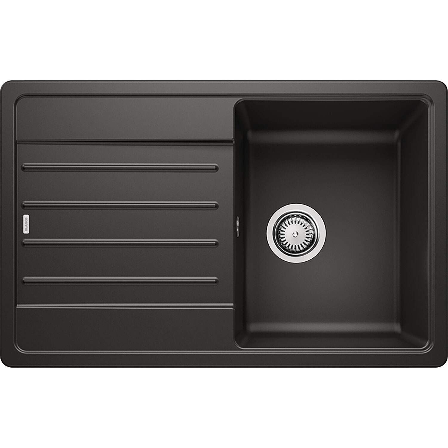 BLANCO Einbauspüle Legra 45 S Schwarz, reversibel