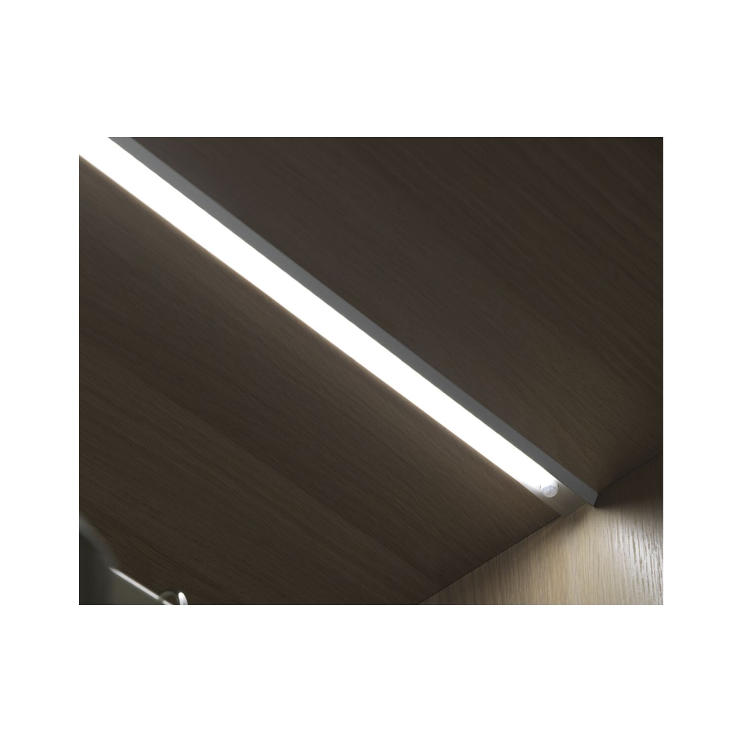 L&S Einbauleuchte Miska Sensor 10,7 Watt, neutralweiß L 1000mm alu