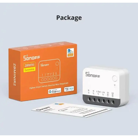 Sonoff ZBMINI Extreme Zigbee Smart-Schalter ZBMINIR2