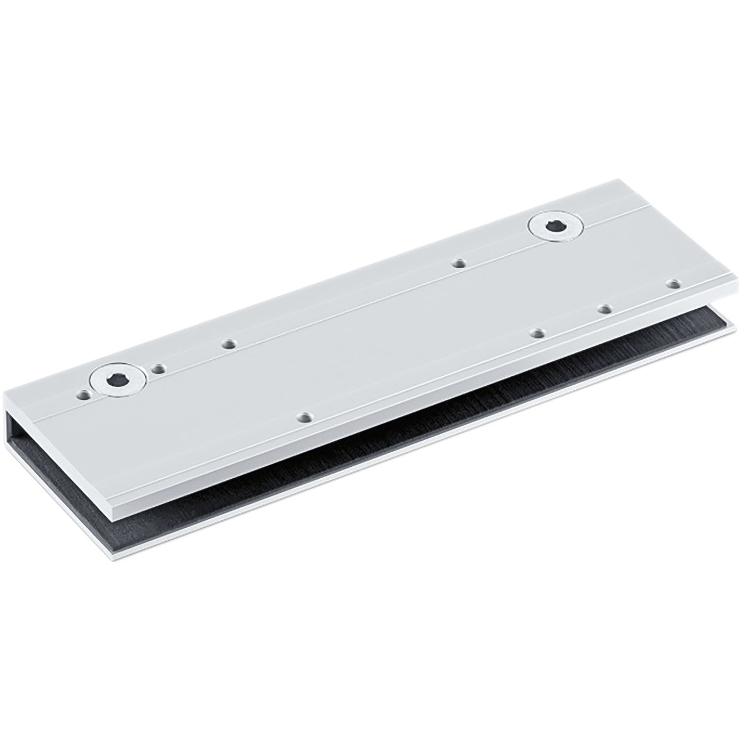 GEZE Glasklemmplatte TS 3000 V, Glasstärke bis 10 mm, silber
