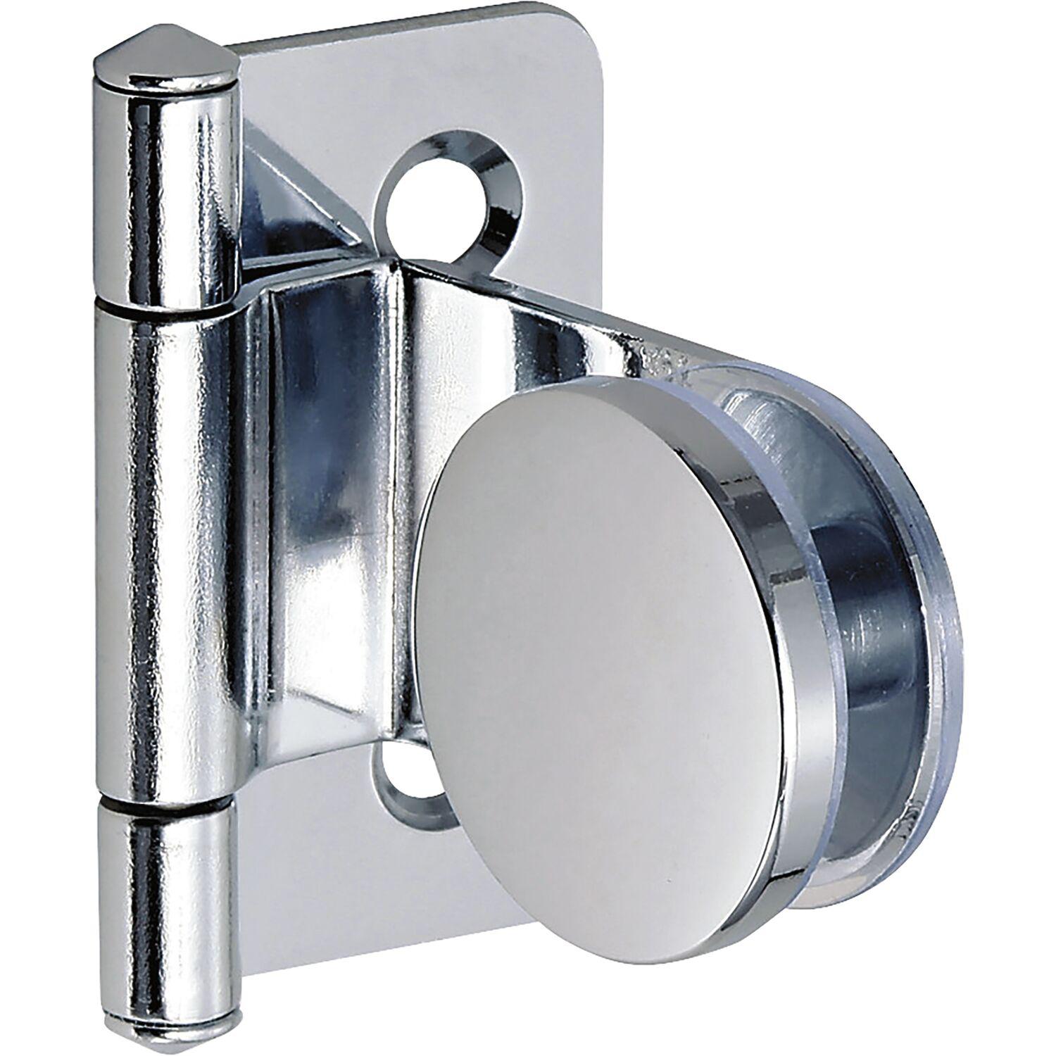 LAMP Glastürscharnier GH34-0, Glas 4-6mm 32x38 mm, Stahl verchromt