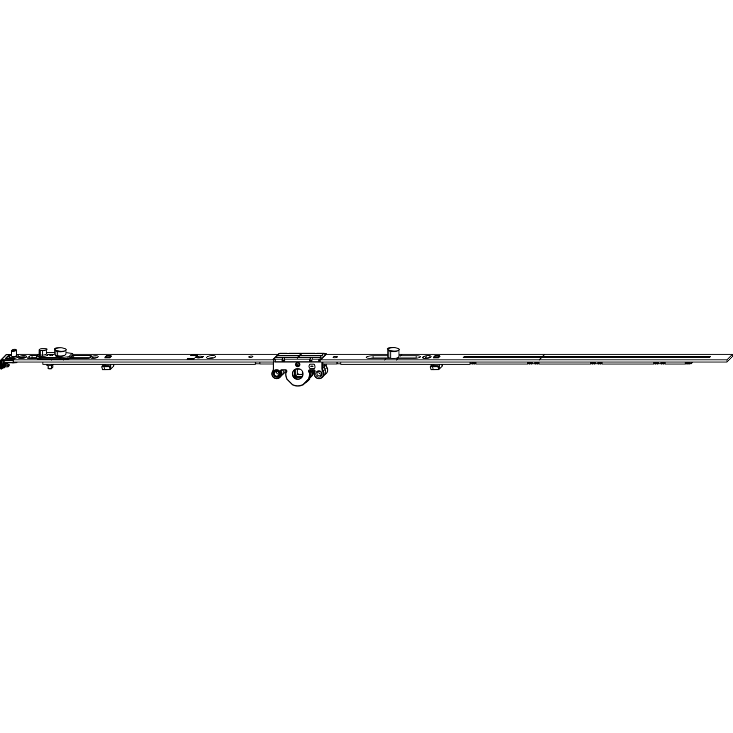 Maco #212123 MACO MM D-Getriebe fix, Kippschwinge, DM 15 mm, 1VZ, FFH 1091-1340 mm (212123)